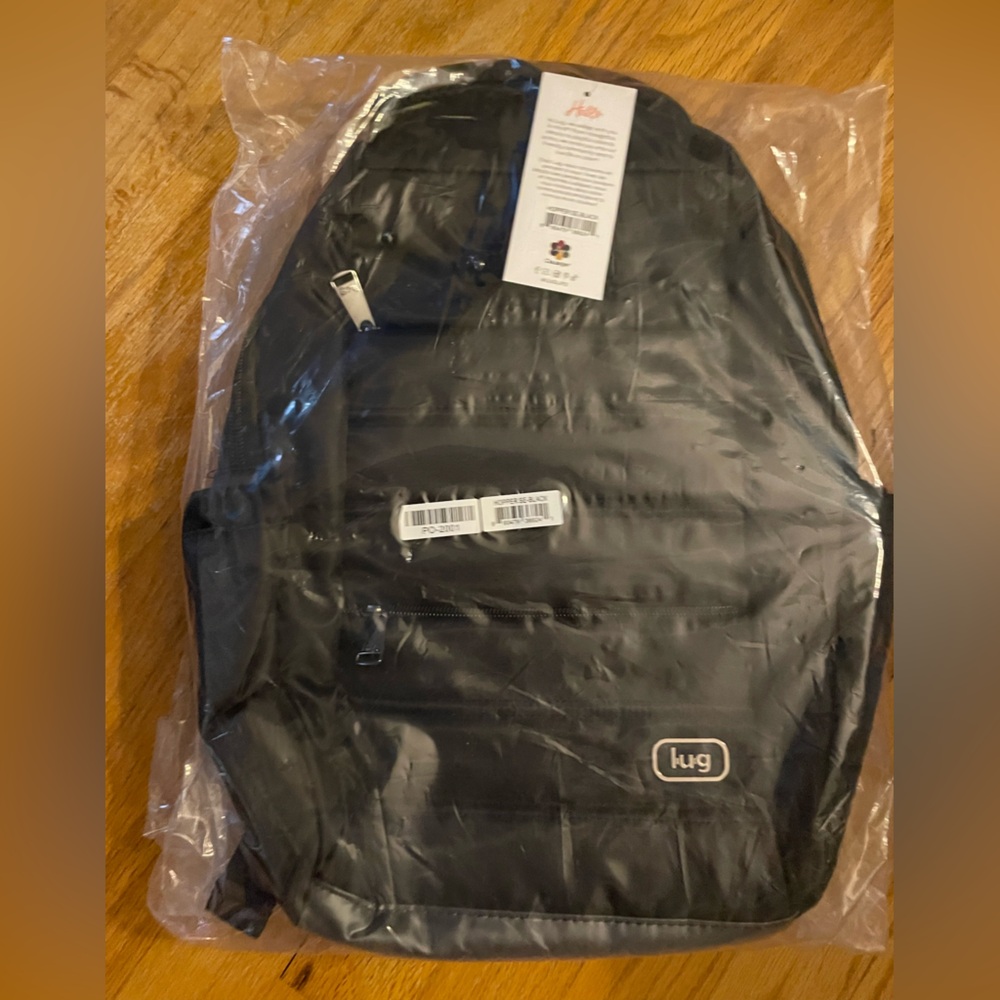 Lug Hopper backpack in Black NWT